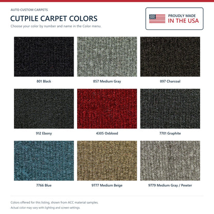 1994-2003 GMC Sonoma Reg Cab Auto/Manual 2 & 4WD Cutpile Molded Replacement Carpet Kit - 1-Piece - product details image 9