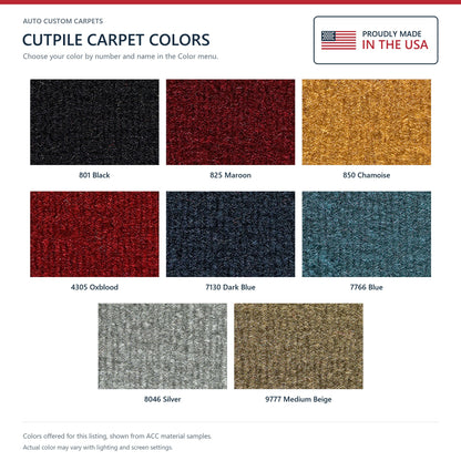 1980-1982 Ford Thunderbird 2DR Cutpile Molded Replacement Carpet Kit - 1-Piece - product details image 9