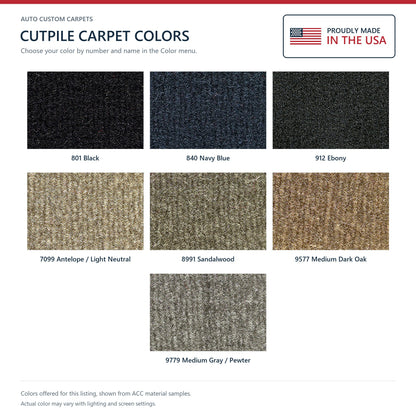 2000-2006 Chevrolet Suburban 2500 4DR Pass Area Cutpile Molded Replacement Carpet Kit - 1-Piece - product details image 9