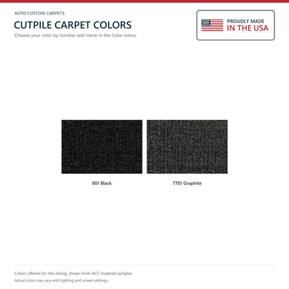 1992-1993 GMC Typhoon 2DR Cargo Area Cutpile Molded Replacement Carpet Kit - 5-Piece - product details image 7