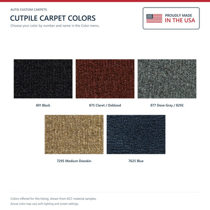 1984-1987 Buick Regal Grand National 2DR Cutpile Molded Replacement Carpet Kit - 1-Piece - product details image 9