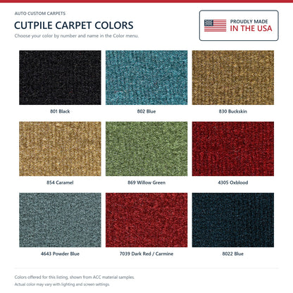 1975-1979 Oldsmobile Omega 2DR 4spd Cutpile Molded Replacement Carpet Kit - 2-Piece - product details image 9
