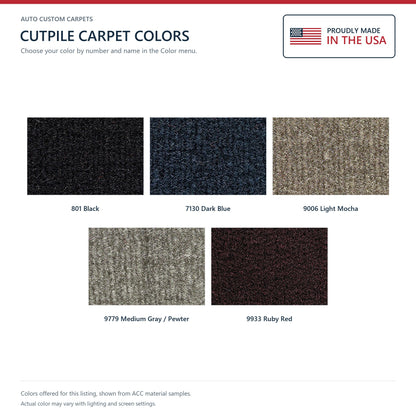 1996-2005 GMC Safari Ext Cargo Area Cutpile Molded Replacement Carpet Kit - 4-Piece - product details image 5