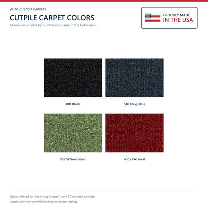 1974 Chevrolet El Camino 4spd Cutpile Molded Replacement Carpet Kit - 2-Piece - product details image 9