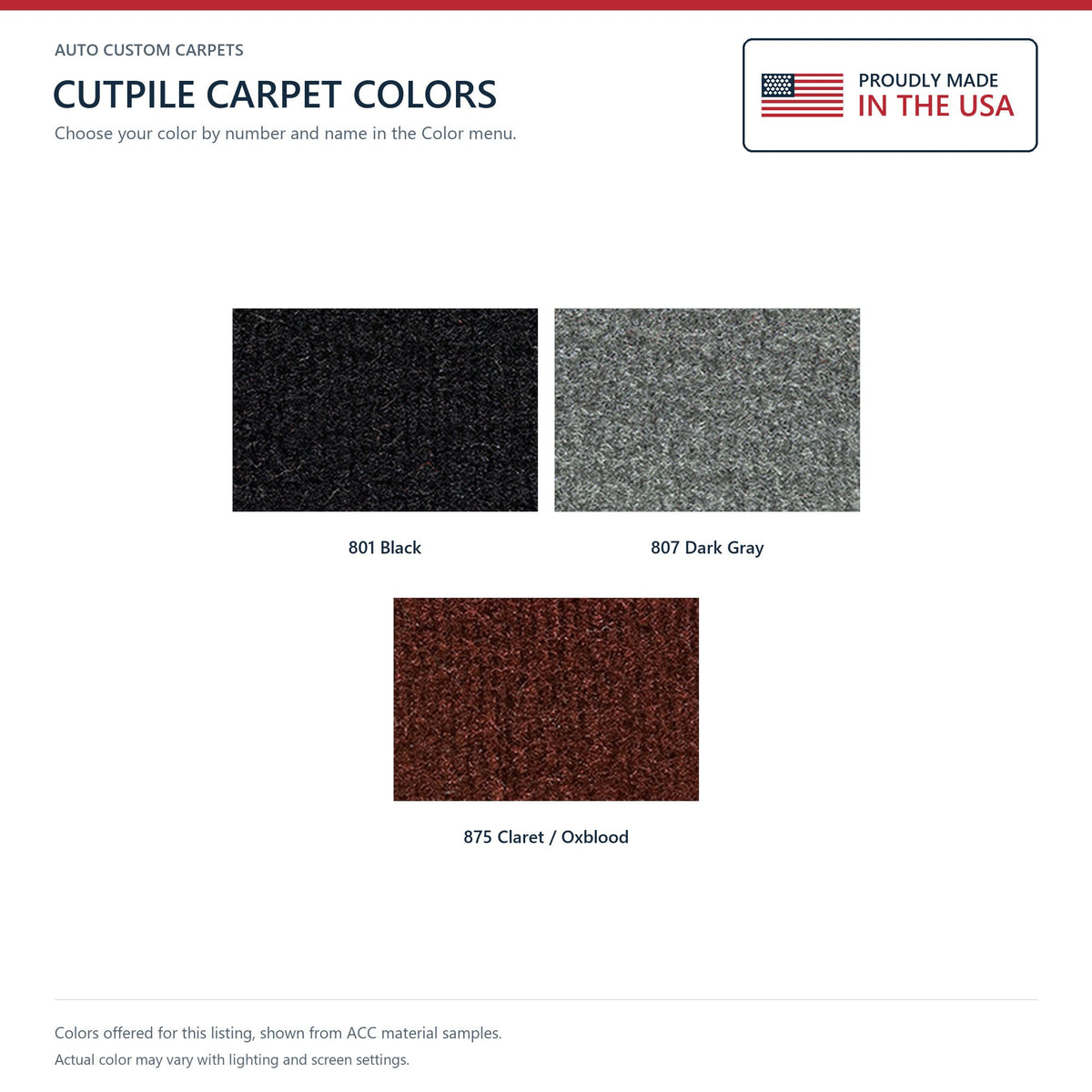 1987-1993 Dodge Ram 50 Reg Cab 2WD Cutpile Molded Replacement Carpet Kit - 1-Piece - product details image 9