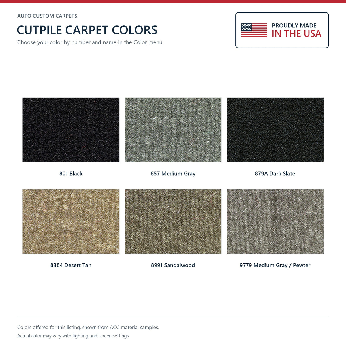 2002-2007 Jeep Liberty Cargo Area Cutpile Replacement Carpet Kit - 2-Piece - product details image 7