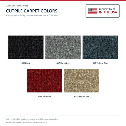 1986-1990 Acura Legend 2DR Auto/Manual Cutpile Molded Replacement Carpet Kit - 1-Piece - product details image 9
