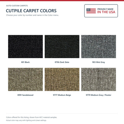 1999-2003 Dodge Ram 1500 Van Ext Complete Cutpile Molded Replacement Carpet Kit - 5-Piece - product details image 9