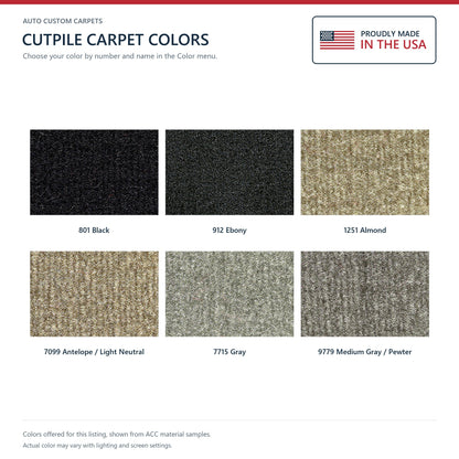 2007-2013 Chevy Silverado 1500 Crew Cab Auto/Manual w/o Heel Cutpile Replacement Carpet Kit - 1-Piece - product details image
