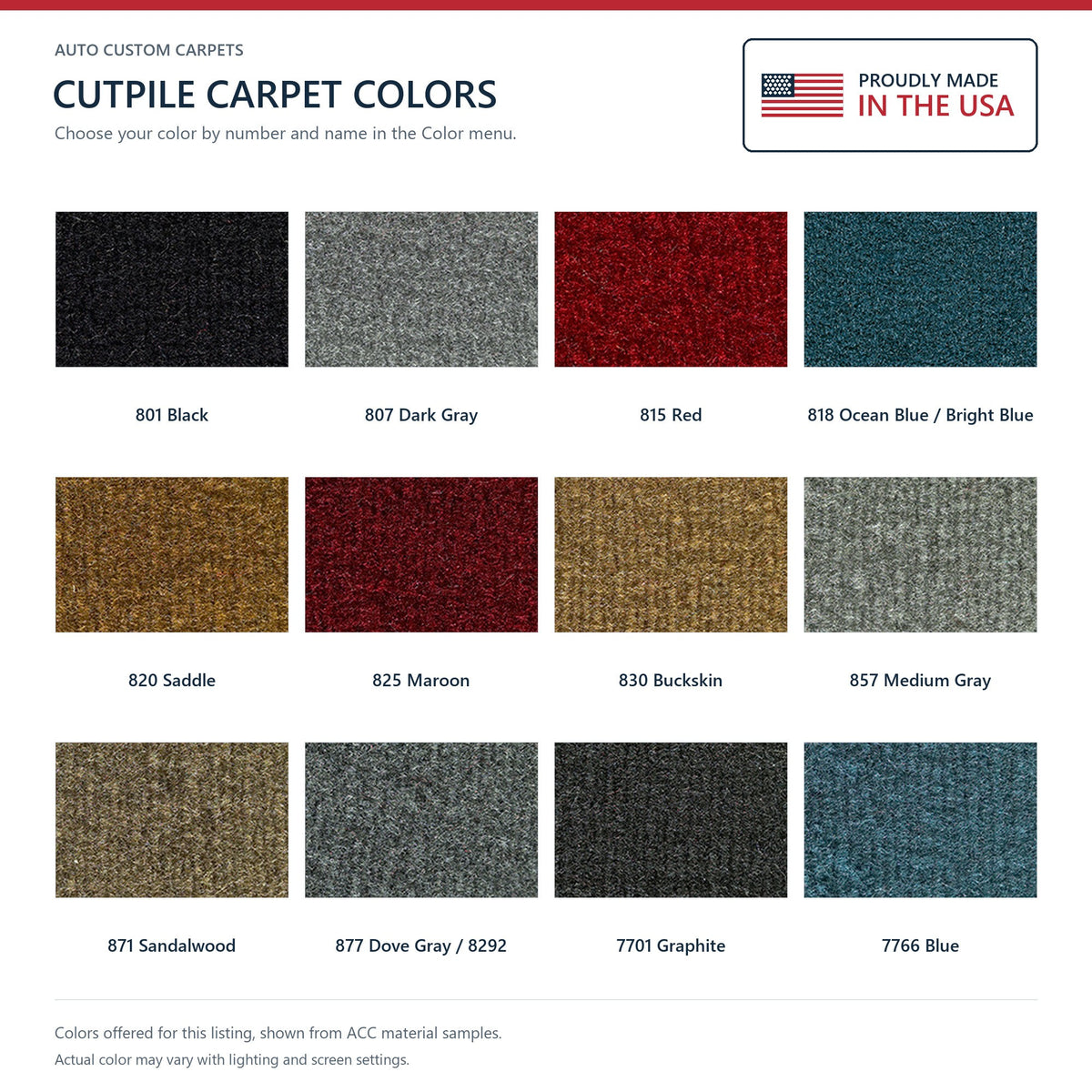 1985-1994 Chevrolet Astro Pass Area with Engine Cover Cutpile Molded Replacement Carpet Kit - 2-Piece - product details image
