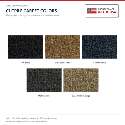 ACC Cutpile color options for this listing - Proudly Made in the USA