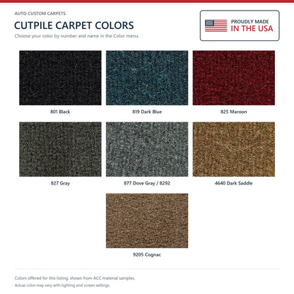 1993 Cadillac 60 Special 4DR Front Wheel Drive Cutpile Molded Replacement Carpet Kit - 1-Piece - product details image 9