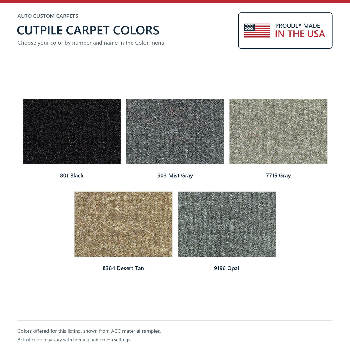 1996-1999 Chrysler Town & Country Complete Cutpile Molded Replacement Carpet Kit - 1-Piece - product details image 9