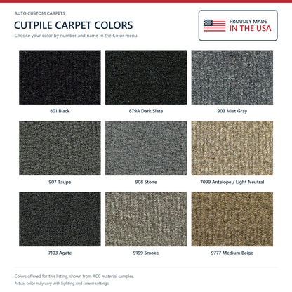 1997-2004 Dodge Dakota Reg Cab Auto 2 & 4WD Cutpile Molded Replacement Carpet Kit - 1-Piece - product details image 9