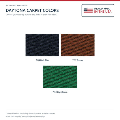 1956 Chevrolet Two-Ten Series 2DR Hardtop Bucket Seat Daytona Replacement Carpet Kit - 2-Piece - product details image 6