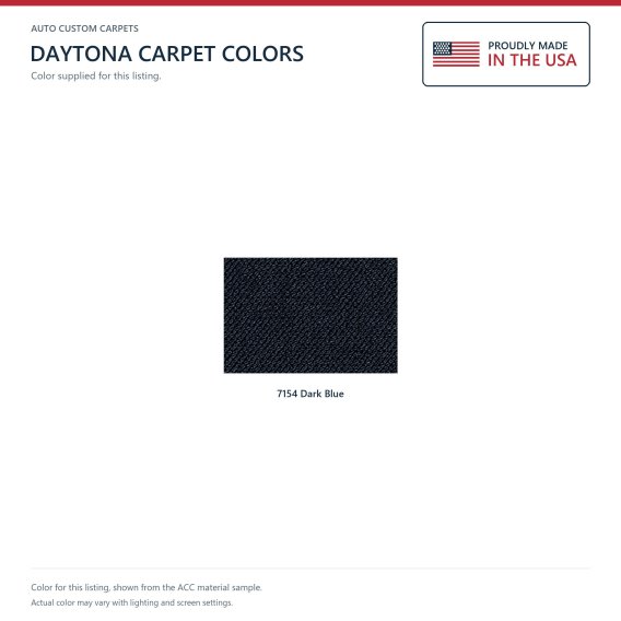 ACC Daytona color options for this listing - Proudly Made in the USA