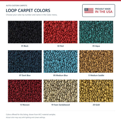 ACC Loop color options for this listing - Proudly Made in the USA