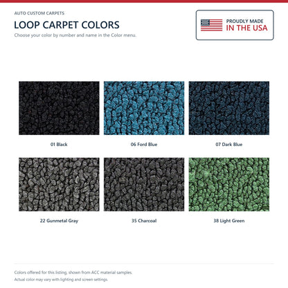 1953-1954 Chevrolet Two-Ten Series 4DR Wagon Loop Replacement Carpet Kit - 2-Piece - product details image 8