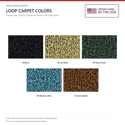 1971 Plymouth GTX 2DR Auto Loop Molded Replacement Carpet Kit - 2-Piece - product details image 9