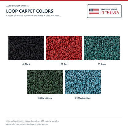 1955-1956 Buick Super 4DR Sedan Loop Replacement Carpet Kit - 2-Piece - product details image 8