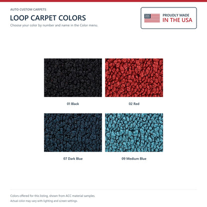 1961-1963 Chevrolet Corvair Truck Loop Replacement Carpet Kit - 1-Piece - product details image 8