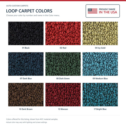 1973 Buick Regal 2DR Auto Loop Molded Replacement Carpet Kit - 2-Piece - product details image 9