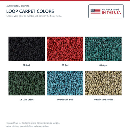 1954-1956 Oldsmobile 88 4DR Sedan Loop Replacement Carpet Kit - 2-Piece - product details image 8