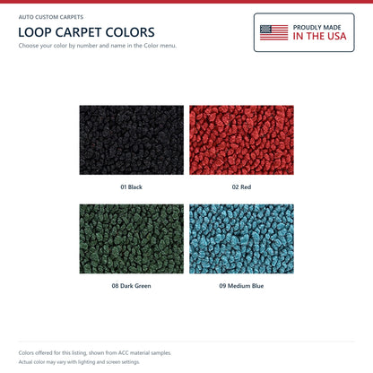 1973 Chevrolet Nova 2DR Auto Loop Molded Replacement Carpet Kit - 2-Piece - product details image 9