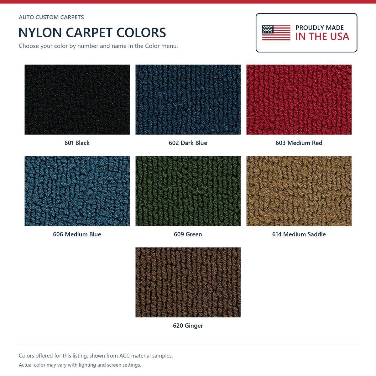 1971-1973 Ford Mustang Mach 1 w/ 2 Black Pony Ins w/ Shift Cut Nylon Replacement Carpet Kit - 2-Piece - product details image