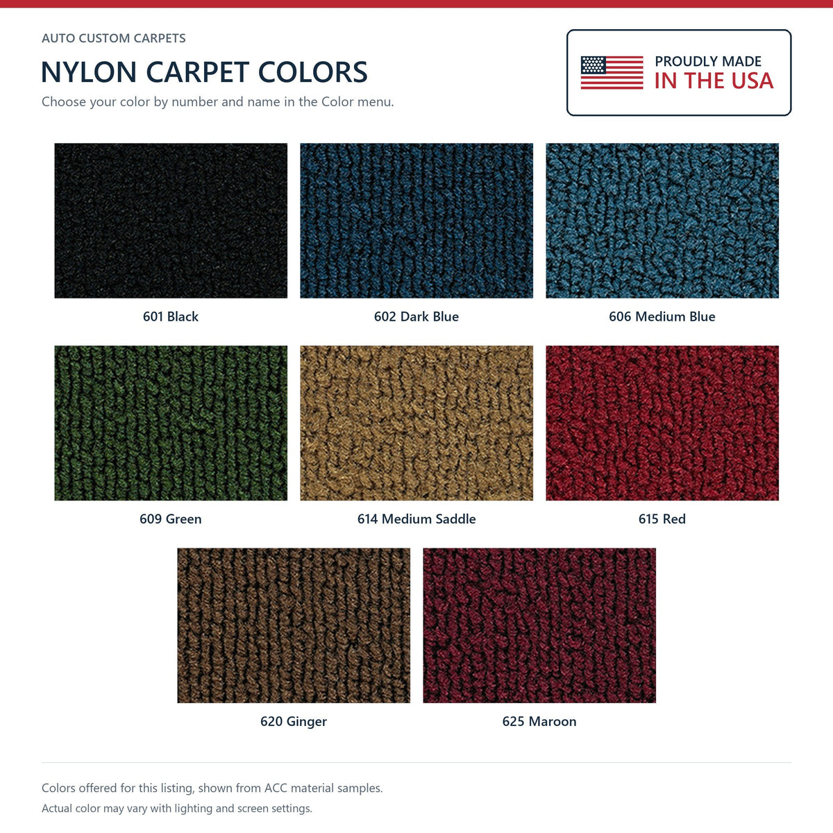 1970 Ford Mustang Mach 1 w/ 2 Black Ins w/ Shift Cut FB Nylon Molded Replacement Carpet Kit - 2-Piece - product details image