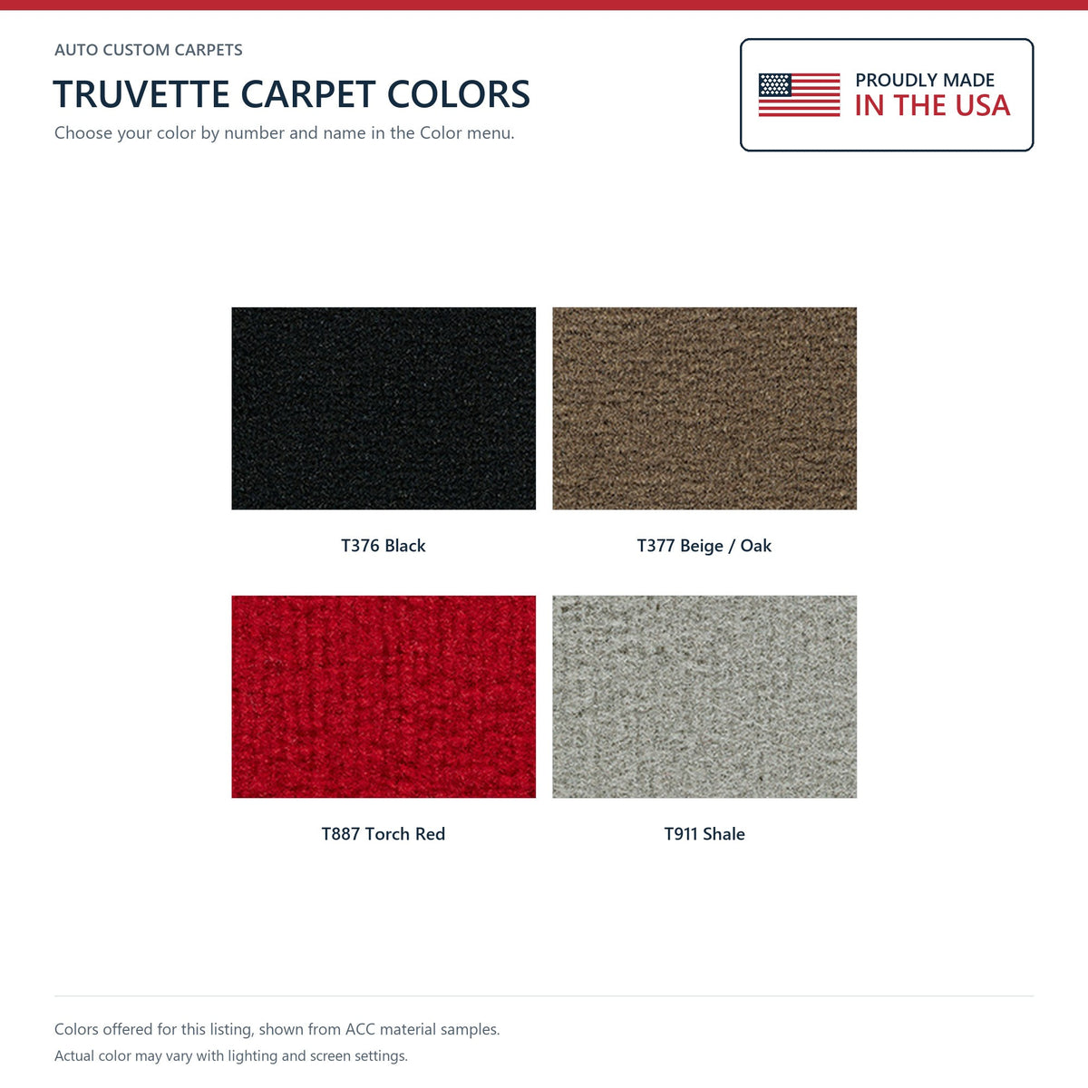 2001-2004 Chevy Corvette Conv Rear Truvette Molded Replacement Carpet Kit w/ Mass Backing - 5-Piece - product details image 7