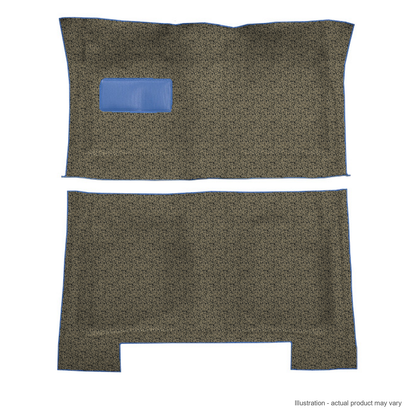1961-1962 Chevrolet Impala 4DR Hardtop Auto Tuxedo Molded Replacement Carpet Kit - 2-Piece - product details image 2