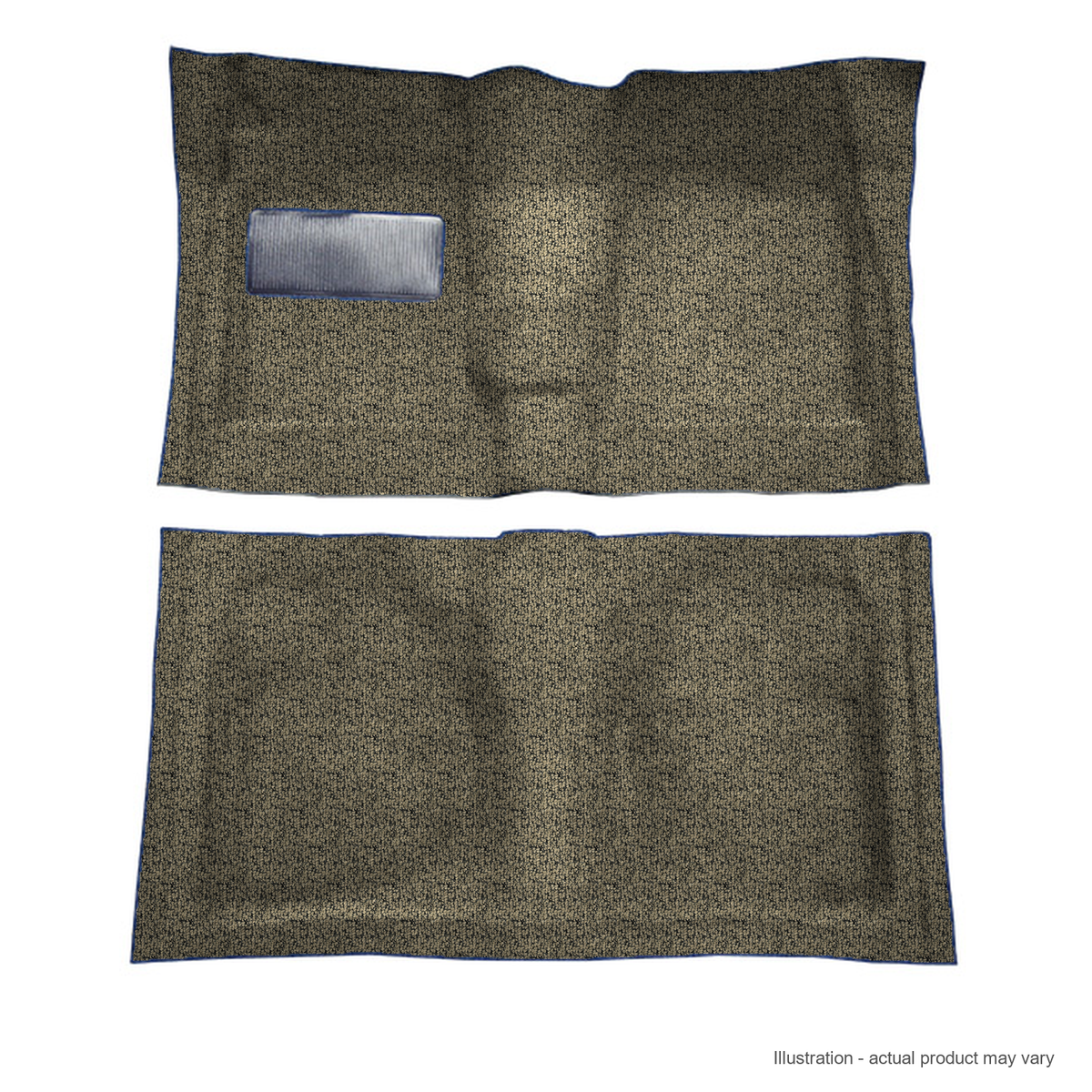 1961-1962 Chevrolet Impala 2DR Sedan 4spd Tuxedo Molded Replacement Carpet Kit - 2-Piece - product details image 2