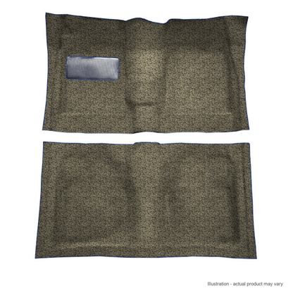 1961-1962 Chevrolet Impala 2DR Convertible 4spd Tuxedo Molded Replacement Carpet Kit - 2-Piece - product details image 2
