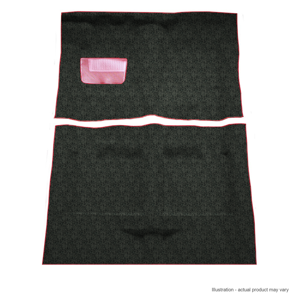 1963-1964 Dodge Polara 2DR Auto Tuxedo Molded Replacement Carpet Kit - 2-Piece - product details image 2