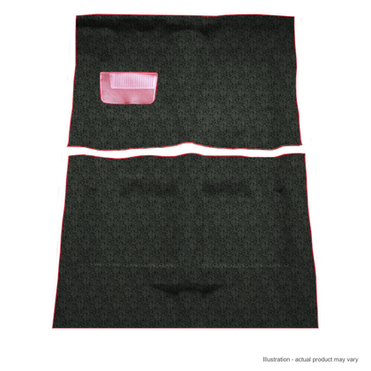1963-1964 Dodge Polara 2DR Auto Tuxedo Molded Replacement Carpet Kit - 2-Piece - product details image 2