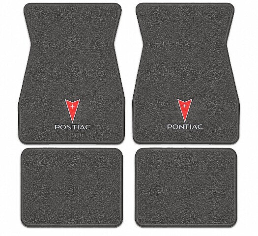 1969 Pontiac Firebird Trans Am Loop Floor Mats with Embroidered Logo Choices - 4-Piece - product image