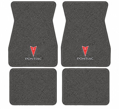 1969 Pontiac Firebird Trans Am Loop Floor Mats with Embroidered Logo Choices - 4-Piece - product image