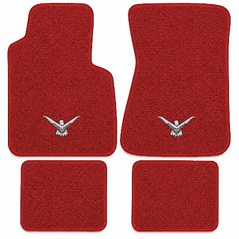 1958-1963 Ford Thunderbird Loop Floor Mats with Embroidered Logo Choices - 4-Piece - product image
