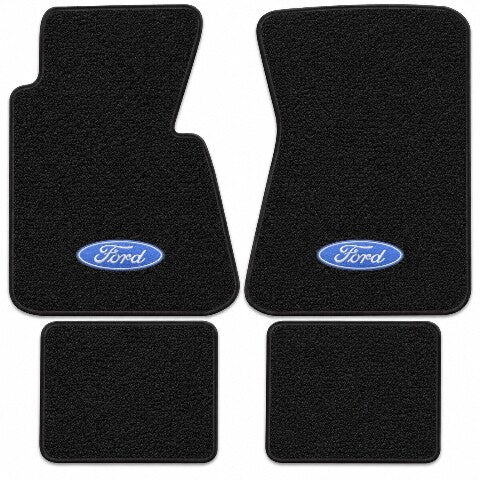 1964-1966 Ford Thunderbird Loop Floor Mats with Embroidered Logo Choices - 4-Piece - product details image 3