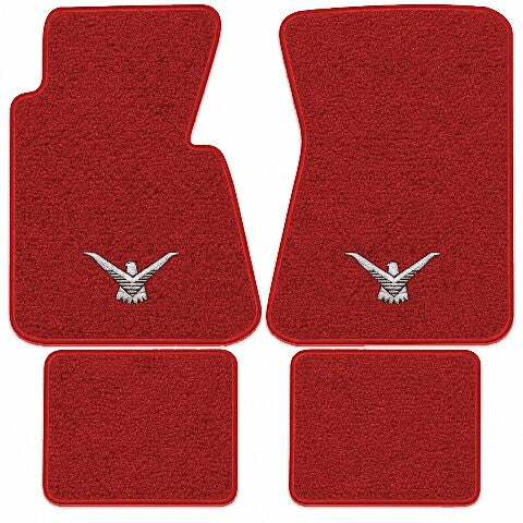 1964-1966 Ford Thunderbird Loop Floor Mats with Embroidered Logo Choices - 4-Piece - product image