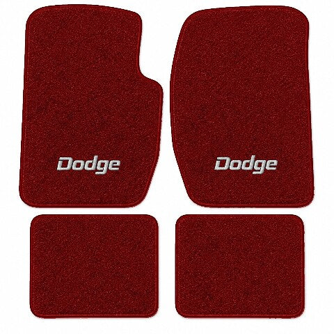 1987-1989 Dodge Raider 2DR Cutpile Floor Mats with Embroidered Logo Choices - 4-Piece - product image