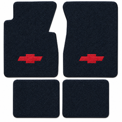 1955-1957 Chevy Bel Air Daytona Floor Mats with Embroidered Logo Choices - 4-Piece - product details image 2
