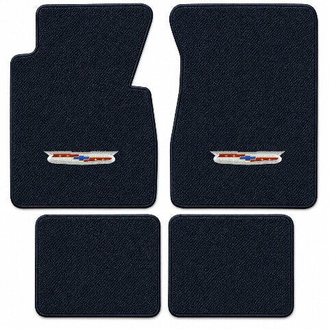 1955-1957 Chevy Bel Air Daytona Floor Mats with Embroidered Logo Choices - 4-Piece - product details image 5
