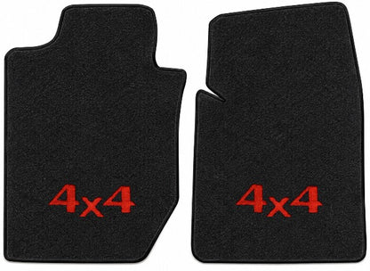 1997-04 Dodge Dakota Reg Cab/Ext Cab Floor Mats with Embroidered Logo Choices Front - 2-Piece - product details image 3