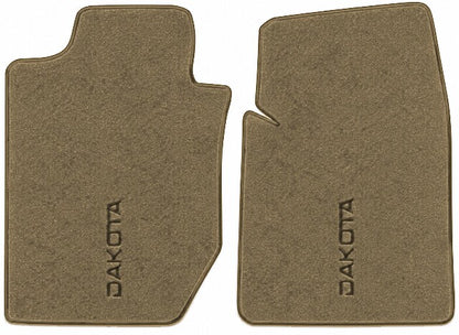 1997-04 Dodge Dakota Reg Cab/Ext Cab Floor Mats with Embroidered Logo Choices Front - 2-Piece - product image