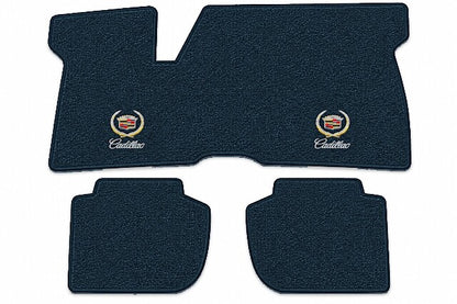 1971-1973 Cadillac Eldorado Frt & Rrs Loop Floor Mats with Embroidered Logo Choices - 3-Piece - product image