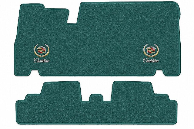 1967-1970 Cadillac Eldorado Frt & Rr Loop Floor Mats with Embroidered Logo Choices - 2-Piece - product image