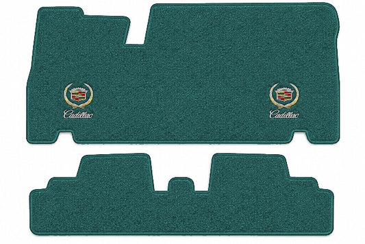 1967-1970 Cadillac Eldorado Frt & Rr Loop Floor Mats with Embroidered Logo Choices - 2-Piece - product image
