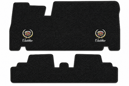 1967-1970 Cadillac Eldorado Frt & Rr Loop Floor Mats with Embroidered Logo Choices - 2-Piece - product details image 2